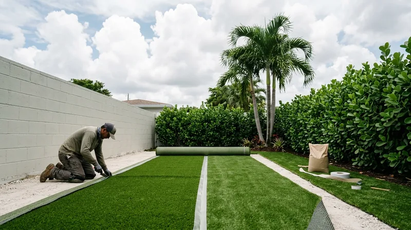 Residential Artificial Grass Installation Miami