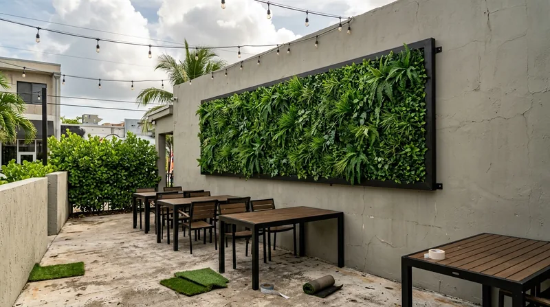 Artificial Grass Walls & Vertical Greenery Miami