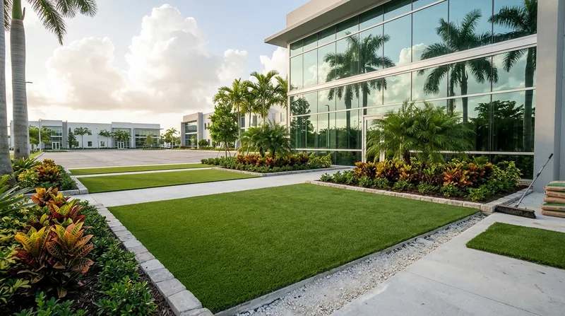 Commercial Artificial Grass Installation Miami